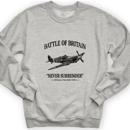Battle of Britain Never Surrender Sweatshirt