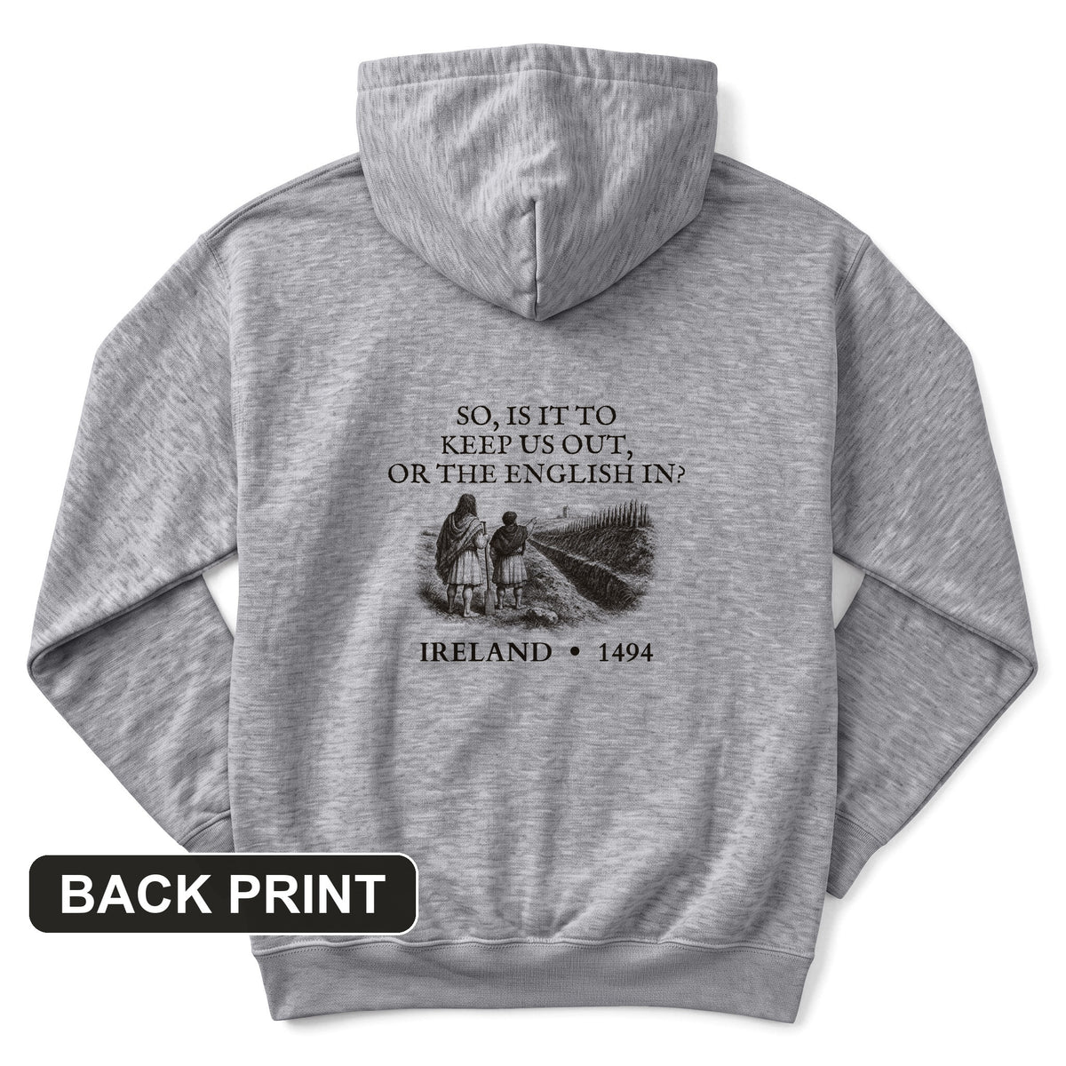 Beyond The Pale Back Print Hoodie