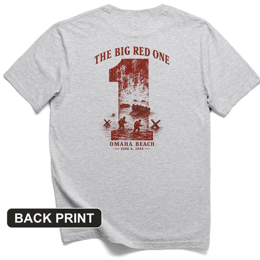 Big Red One Back Print T-Shirt