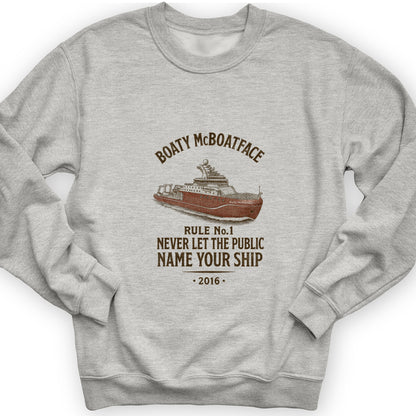 Boaty McBoatface Sweatshirt