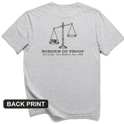 Borden Of Proof Back Print T-Shirt