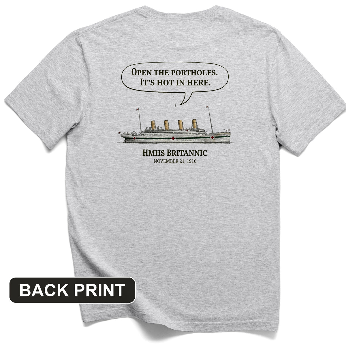 Britannic Back Print T-Shirt