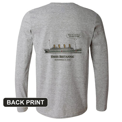 Britannic Back Print Long Sleeve T-Shirt