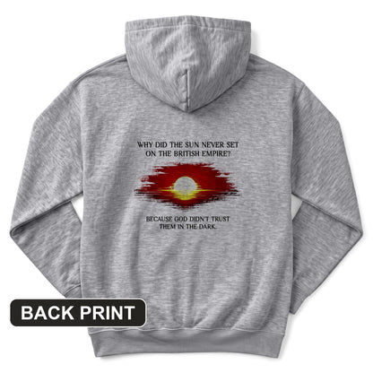 British Empire Back Print Hoodie