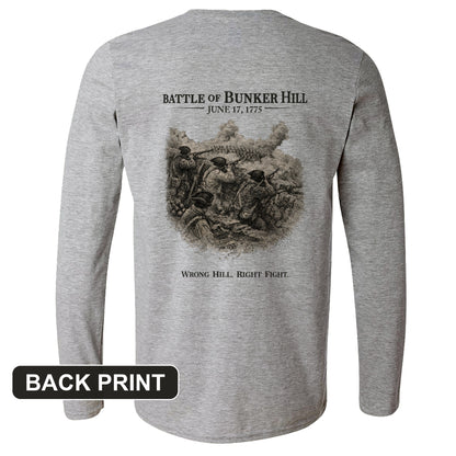 Bunker Hill Back Print Long Sleeve T-Shirt