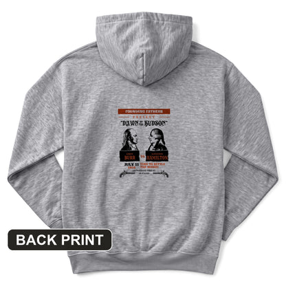 Burr vs Hamilton Back Print Hoodie