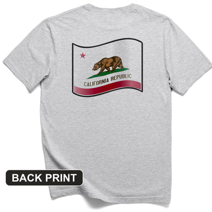 California Republic Back Print T-Shirt