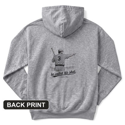 Called His Shot Back Print Hoodie