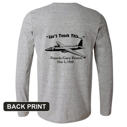 Can't Touch This Back Print Long Sleeve T-Shirt