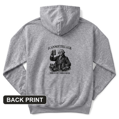 Cannot Tell a Lie Back Print Hoodie
