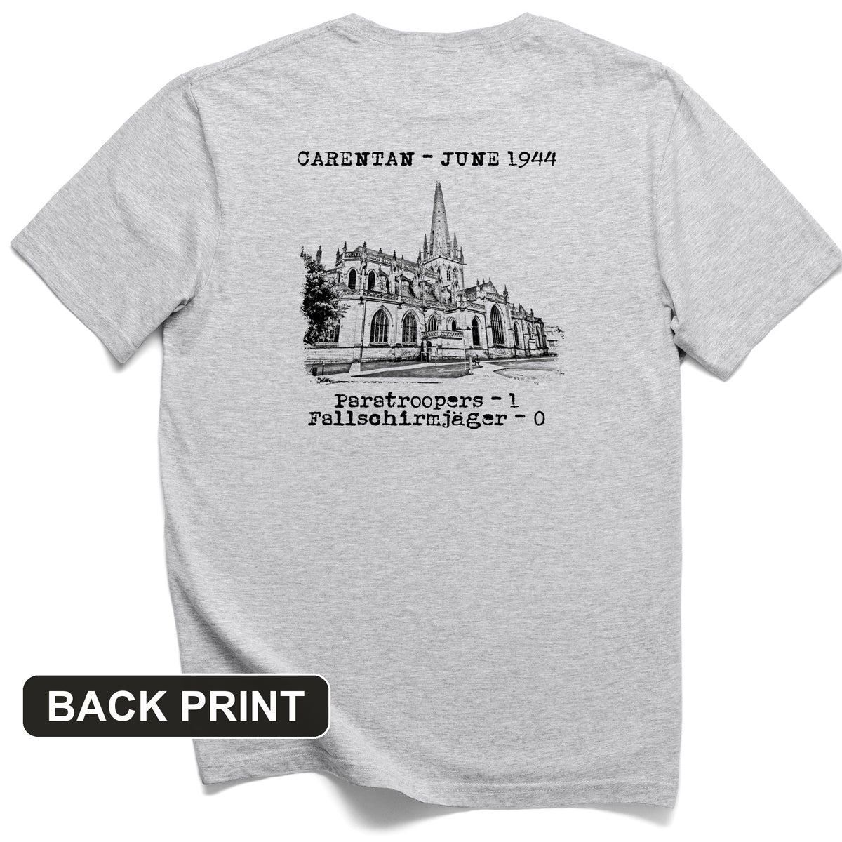 Carentan Back Print T-Shirt