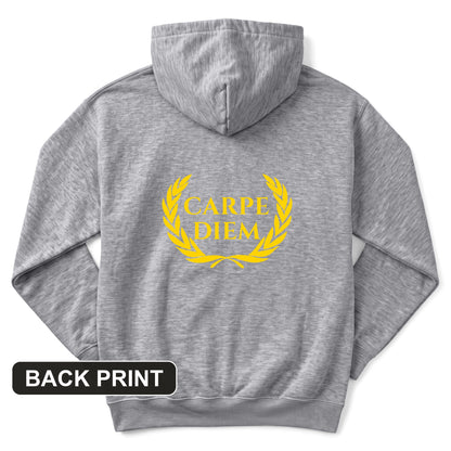 Carpe Diem Back Print Hoodie