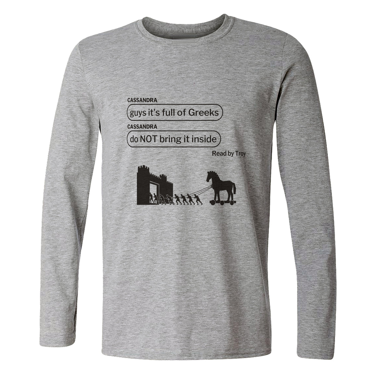 Cassandra Left On Read Long Sleeve T-Shirt