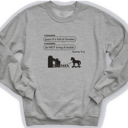 Cassandra Left On Read Crewneck