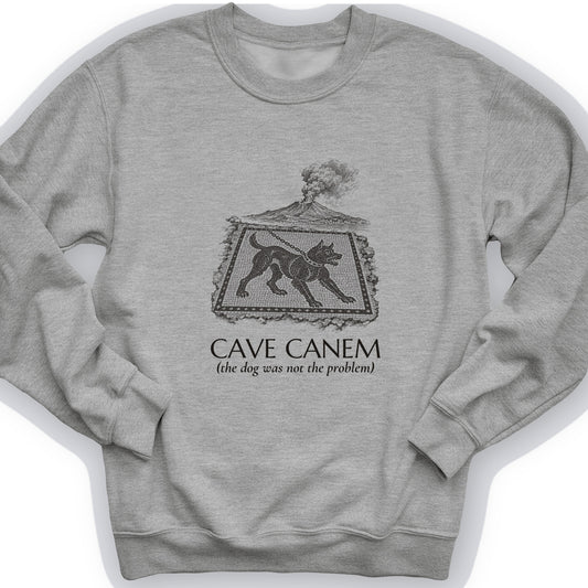 Cave Canem The Dog Was Not The Problem Crewneck