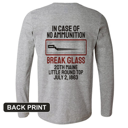 Chamberlain Break Glass Little Round Top Back Print Long Sleeve T-Shirt