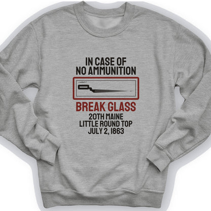Chamberlain Break Glass Little Round Top Crewneck