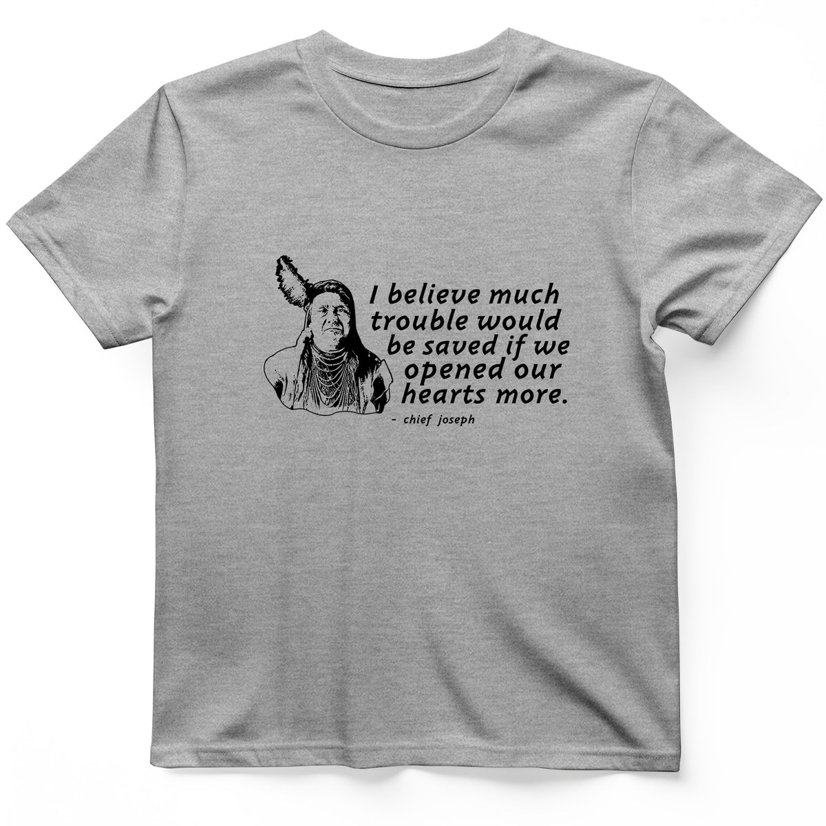 Chief Joseph Open Hearts T-Shirt