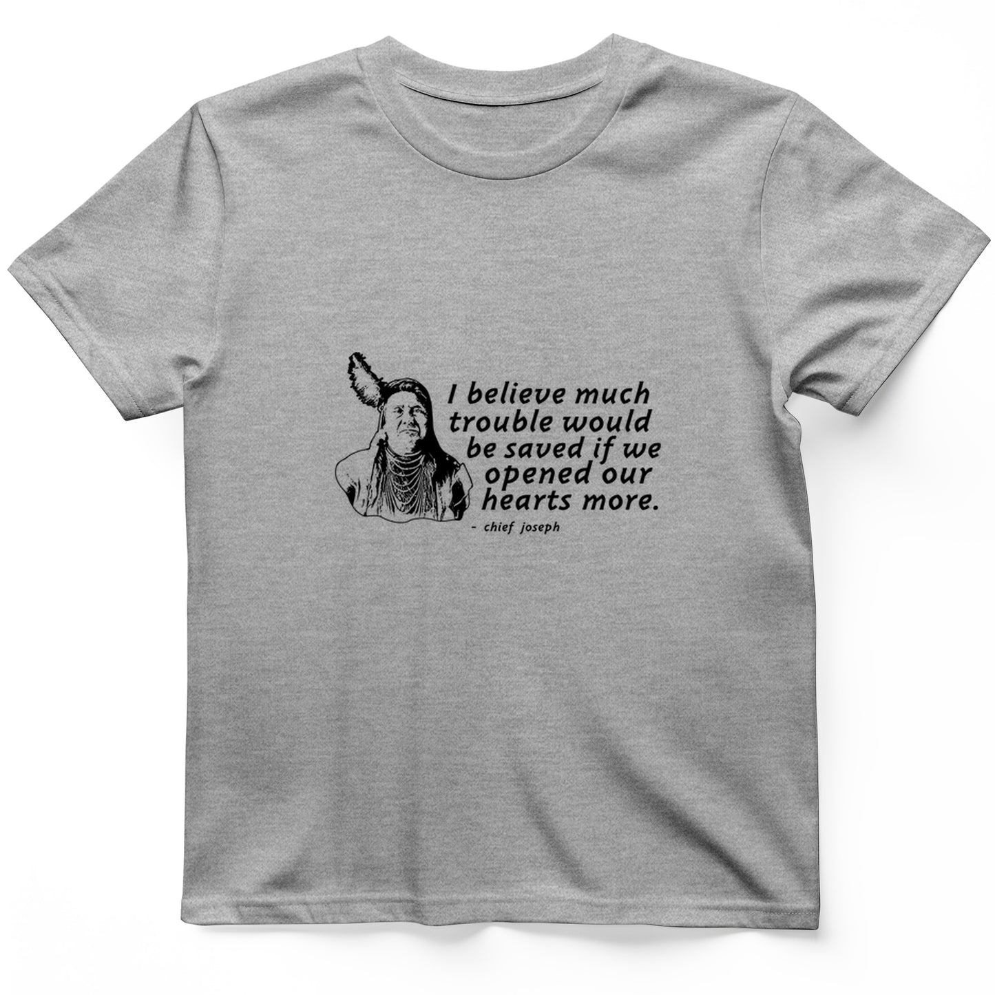 Chief Joseph Open Hearts T- Shirt