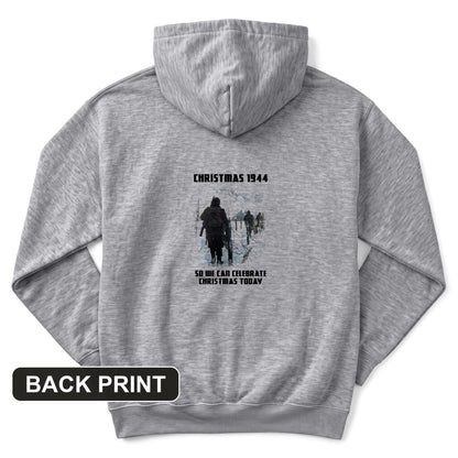 Christmas 1944 Back Print Hoodie
