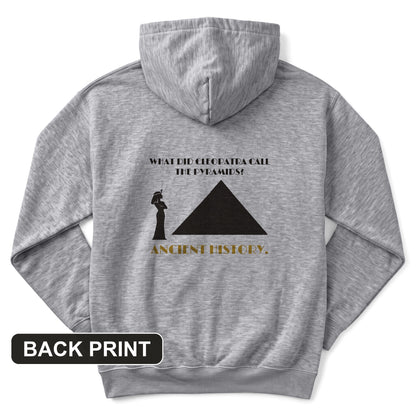 Cleopatra Ancient History Back Print Hoodie