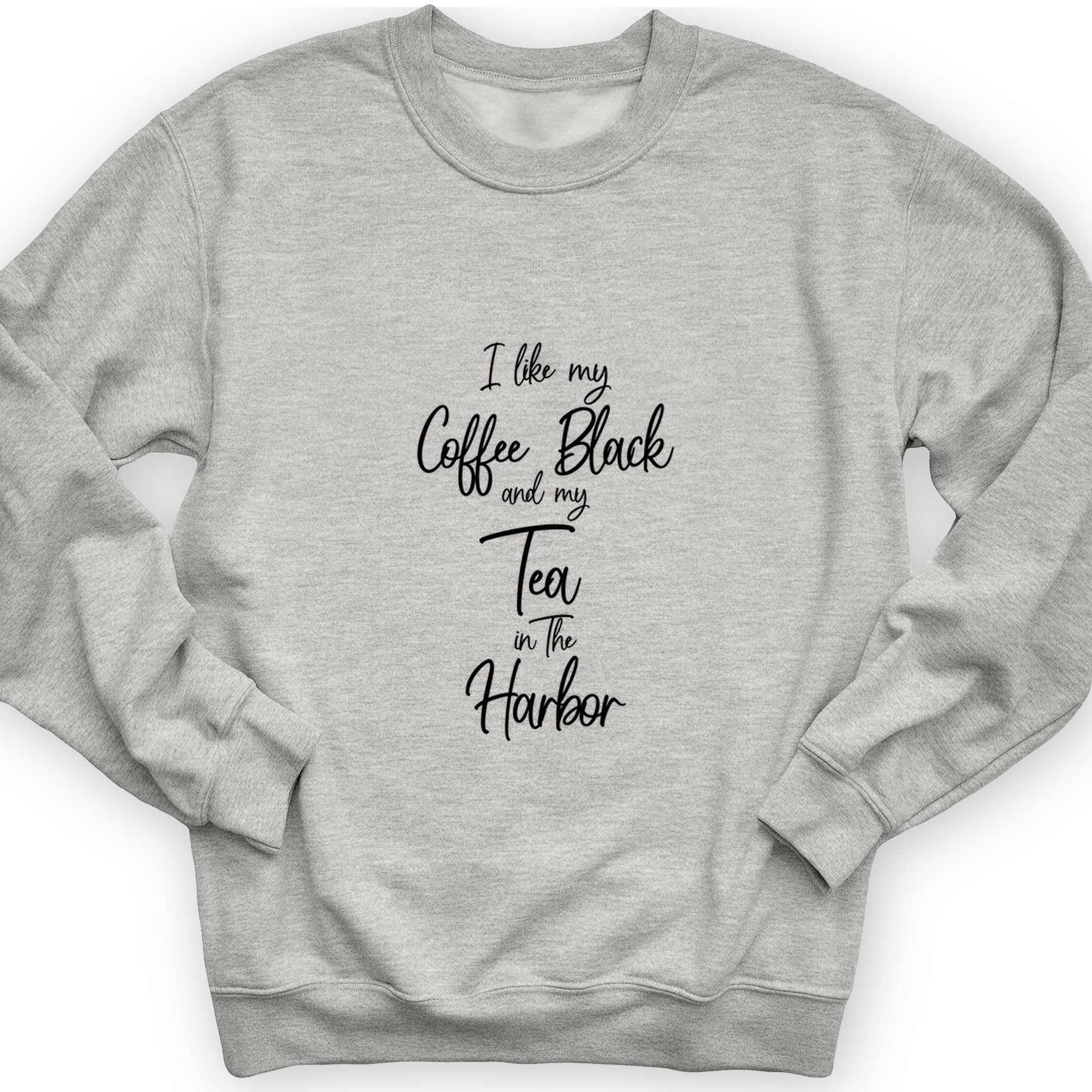 Coffee Black Crewneck