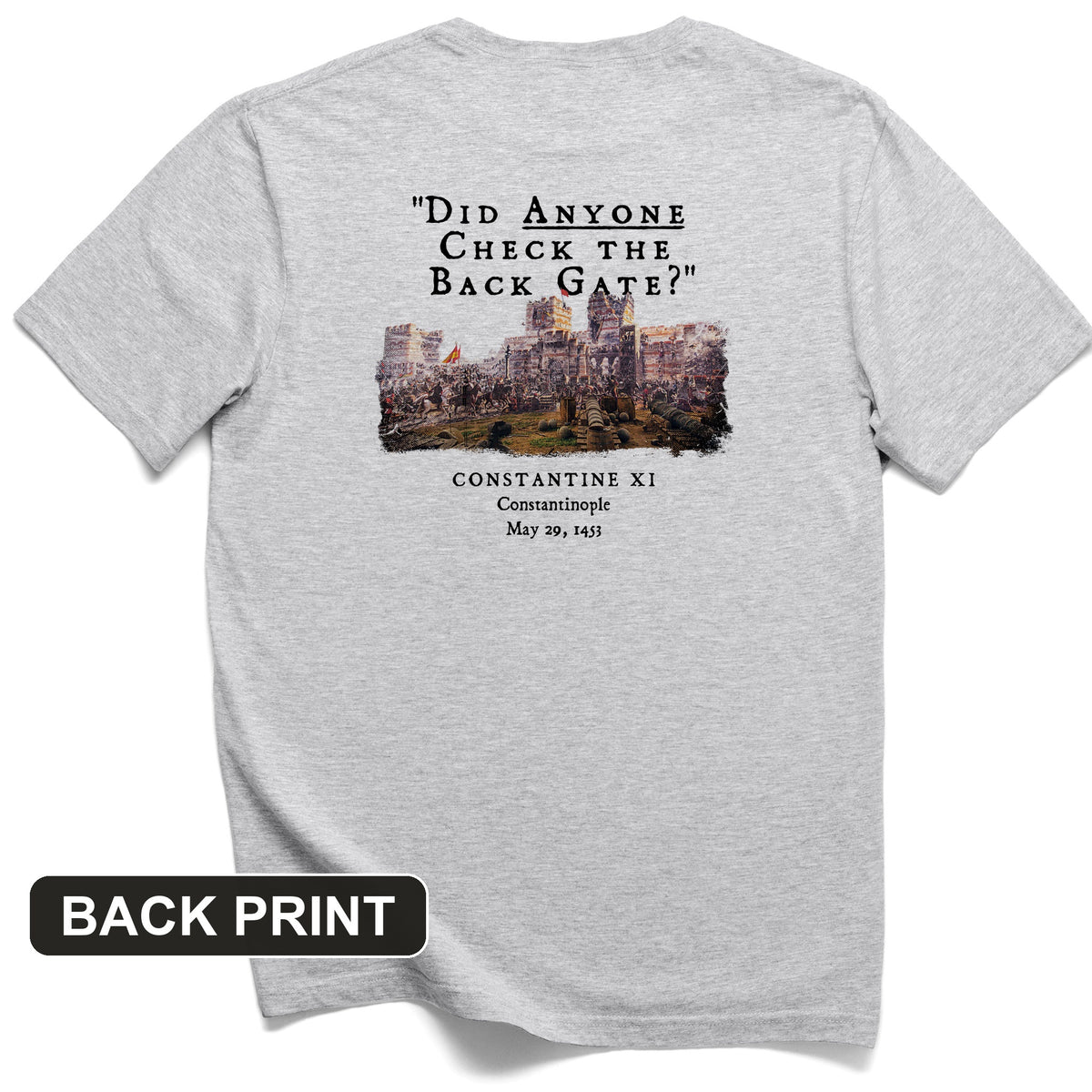 Constantinople Back Print T-Shirt