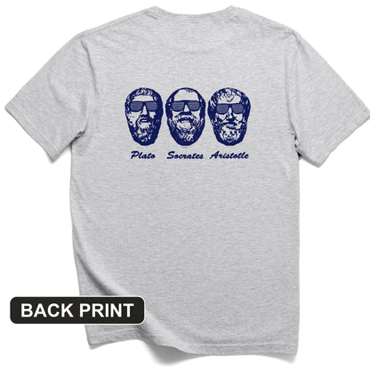 Cool Philosophers Back Print T-Shirt