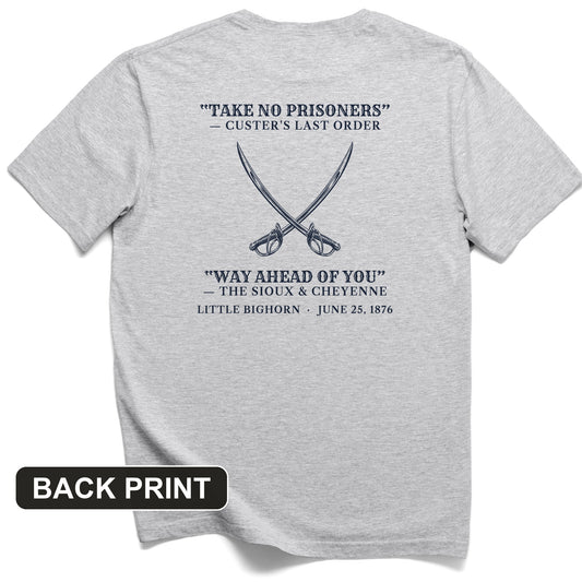 Custer's Last Order Back Print T-Shirt