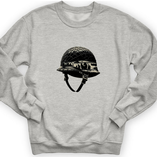 D-Day Helmet Crewneck