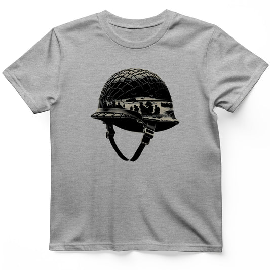 D-Day Helmet T-Shirt