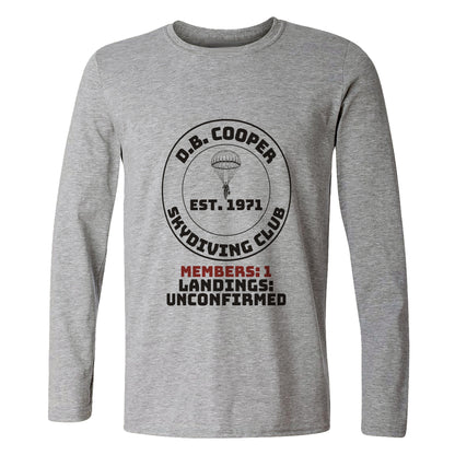 DB Cooper Skydiving Club Long Sleeve T-Shirt
