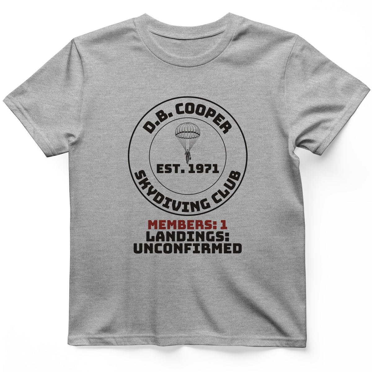 DB Cooper Skydiving Club T-Shirt