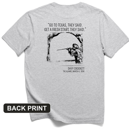 Davy Crockett Back Print T-Shirt
