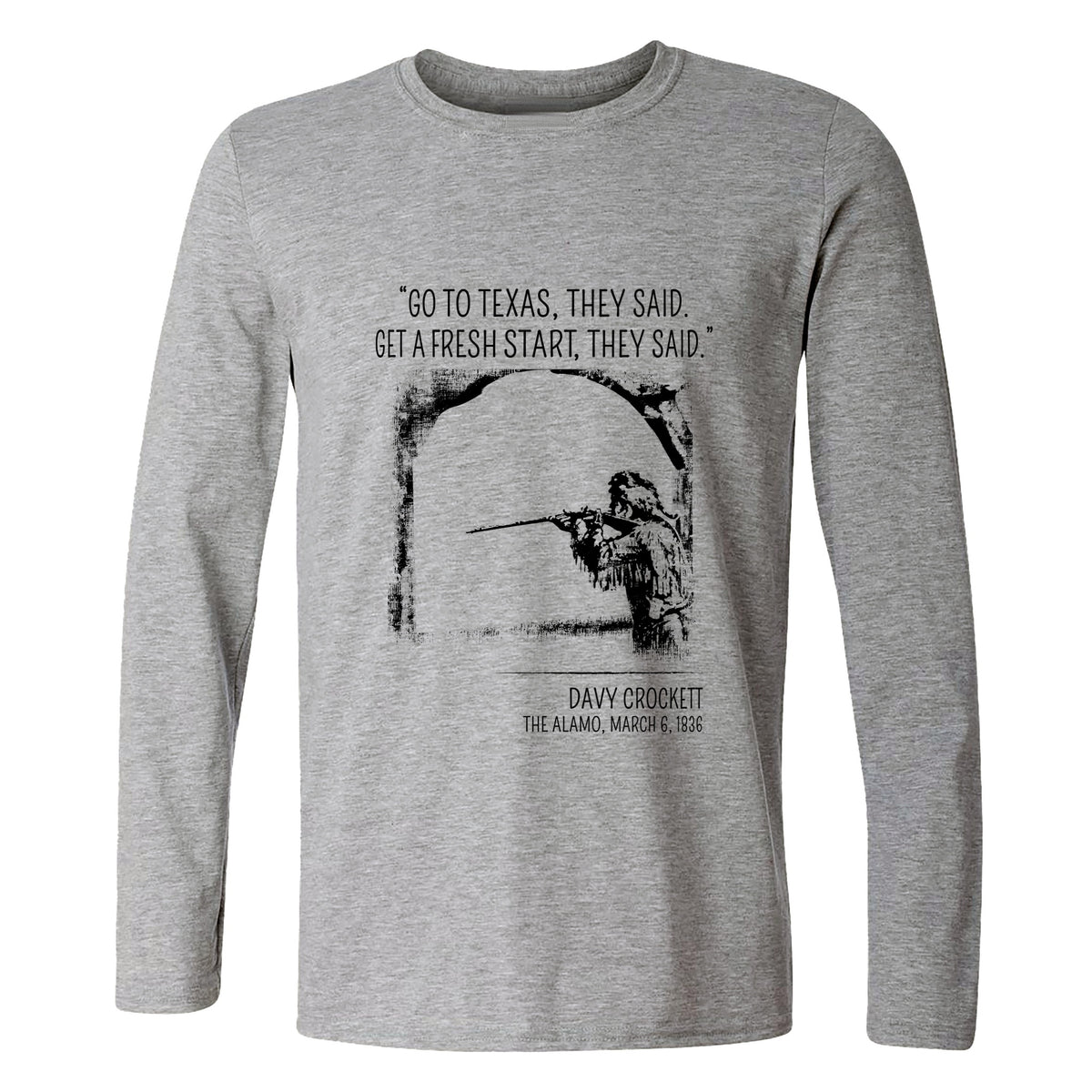 Davy Crockett Long Sleeve T-Shirt