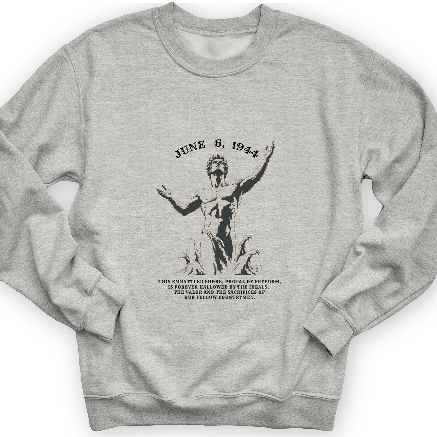 Dday Statue Sweatshirt