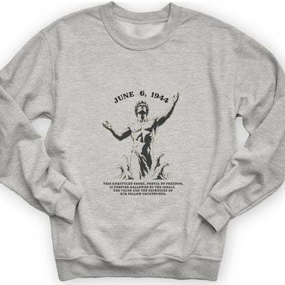 Dday Statue Sweatshirt