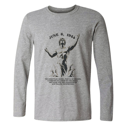Dday Statue Long Sleeve T-Shirt