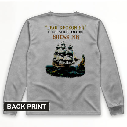 Dead Reckoning Sailor Back Print Long Sleeve T-Shirt