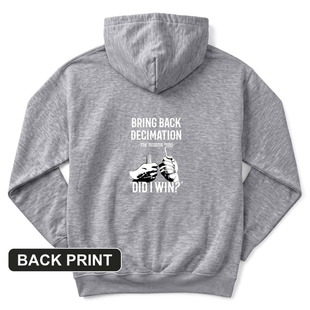 Decimation Back Print Hoodie