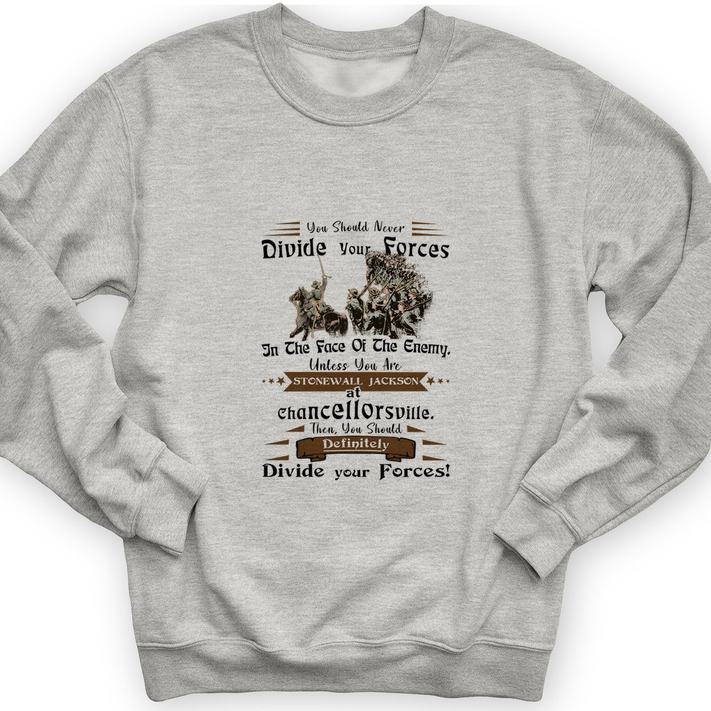 Dividing Forces Crewneck