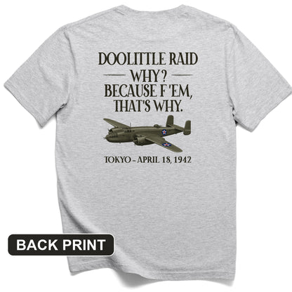 Doolittle Raid Back Print T-Shirt