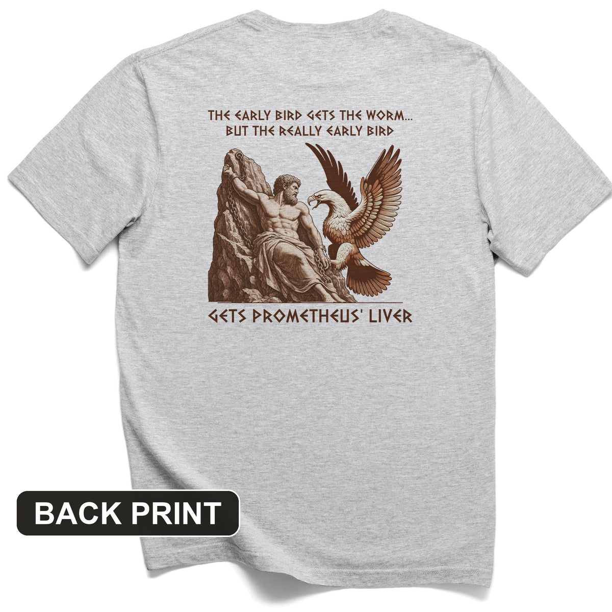 Early Bird Back Print T-Shirt