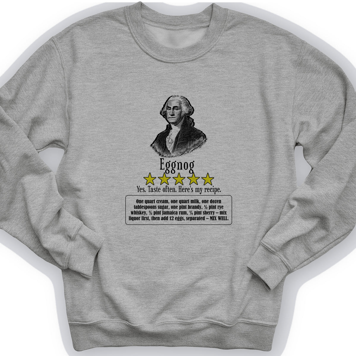 Eggnog George Washington Crewneck