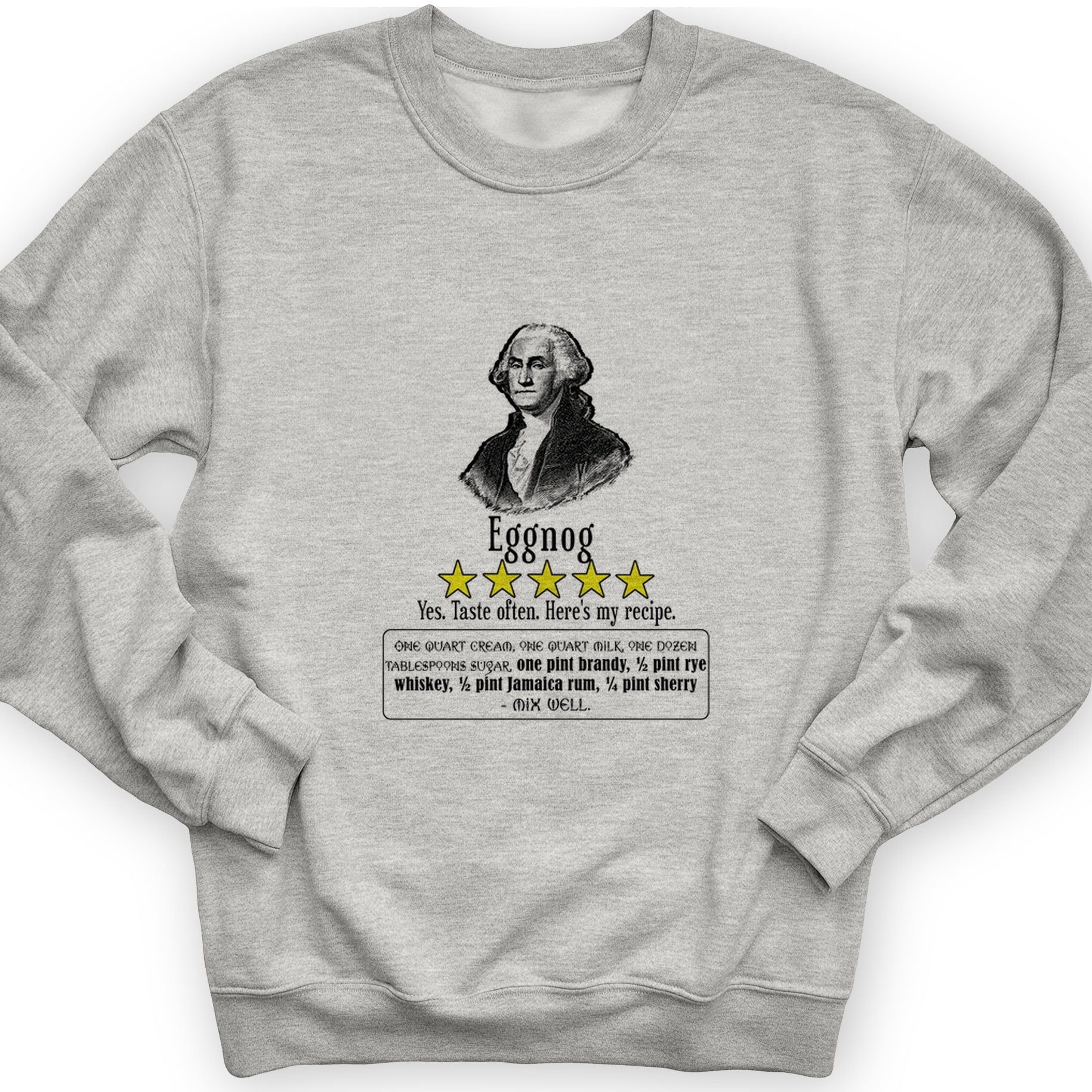Eggnog George Washington Crewneck