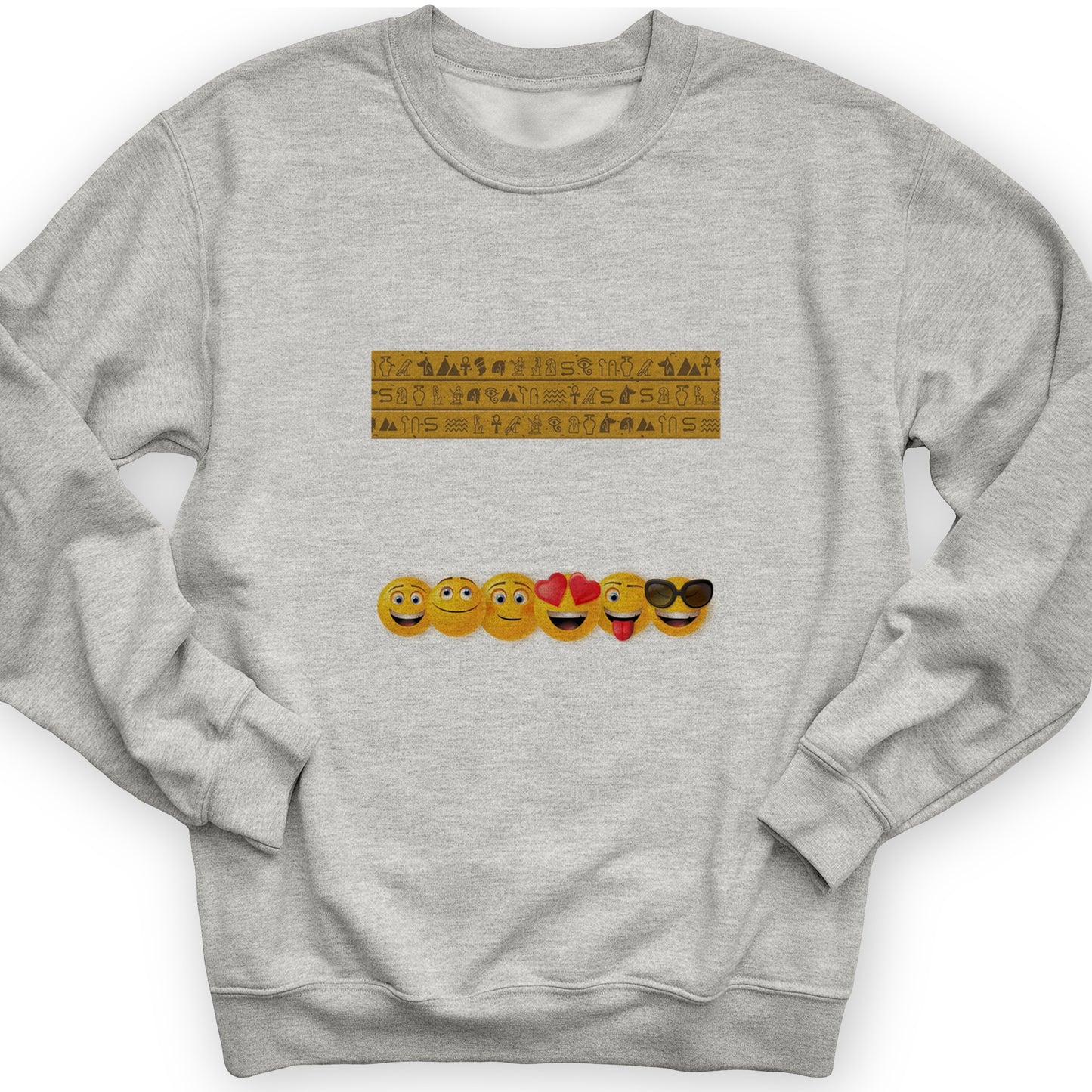 Egyptian Emoticons Crewneck