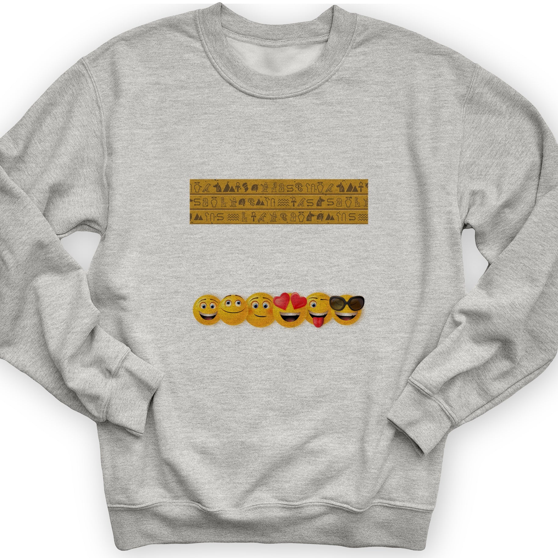 Egyptian Emoticons Crewneck