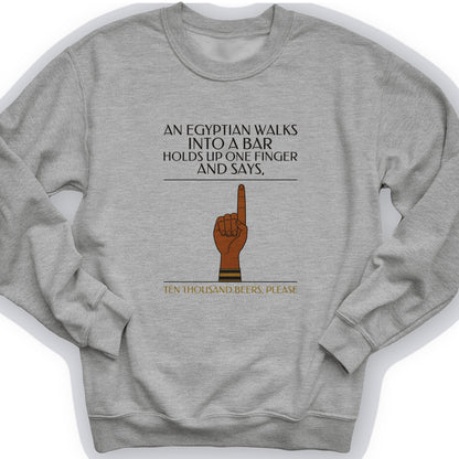 Egyptian Walks Into A Bar Crewneck