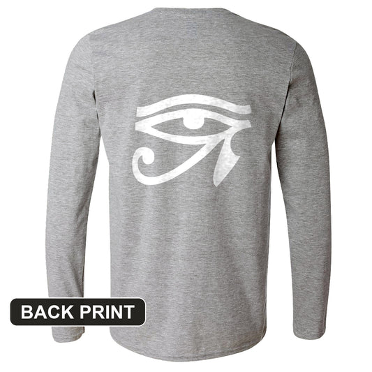 Eye of Ra Back Print Long Sleeve T-Shirt
