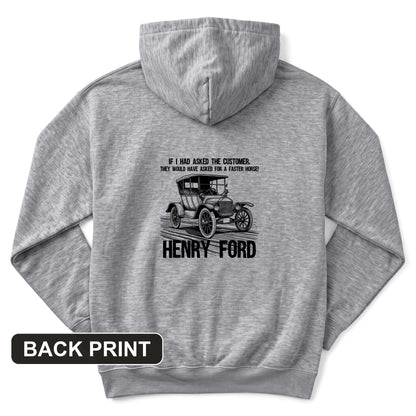 Faster Horse Back Print Hoodie